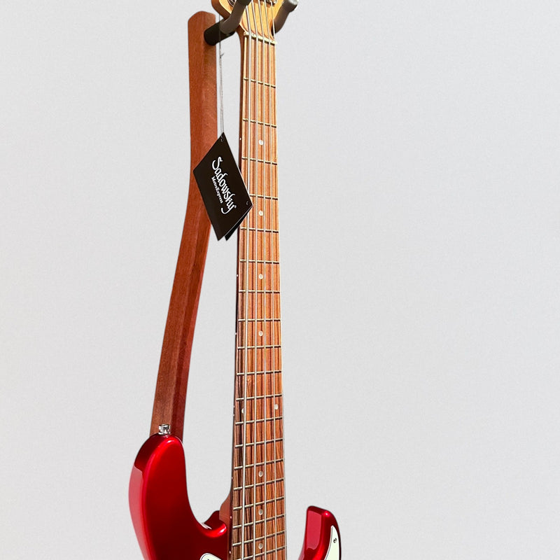 Sadowsky MetroExpress 22-Fret Will Lee Artist Line Bass Morado Board 5-String Electric Bass Guitar - Candy Apple Red