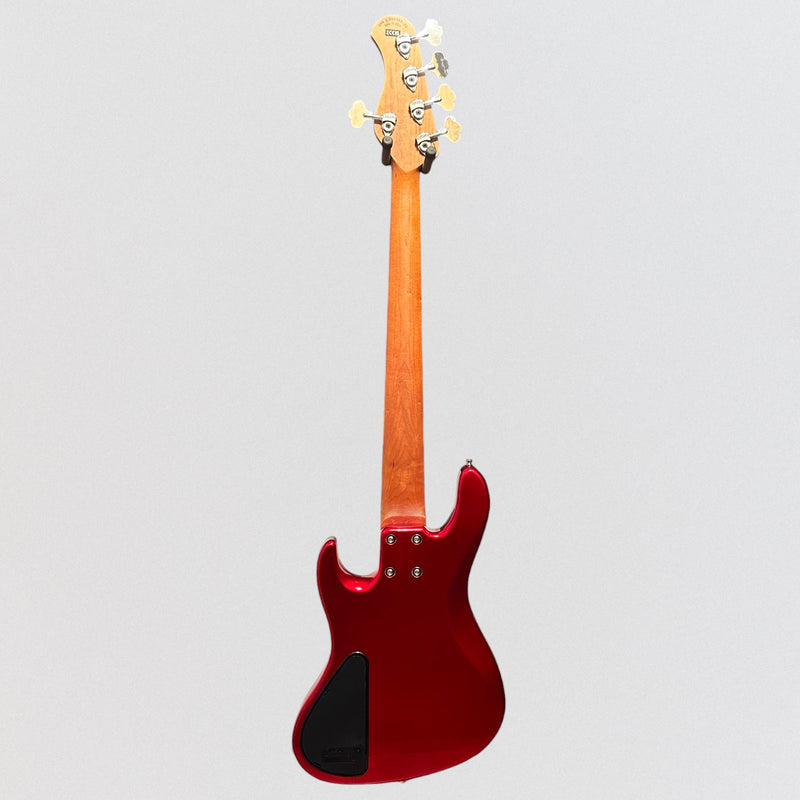 Sadowsky MetroExpress 22-Fret Will Lee Artist Line Bass Morado Board 5-String Electric Bass Guitar - Candy Apple Red