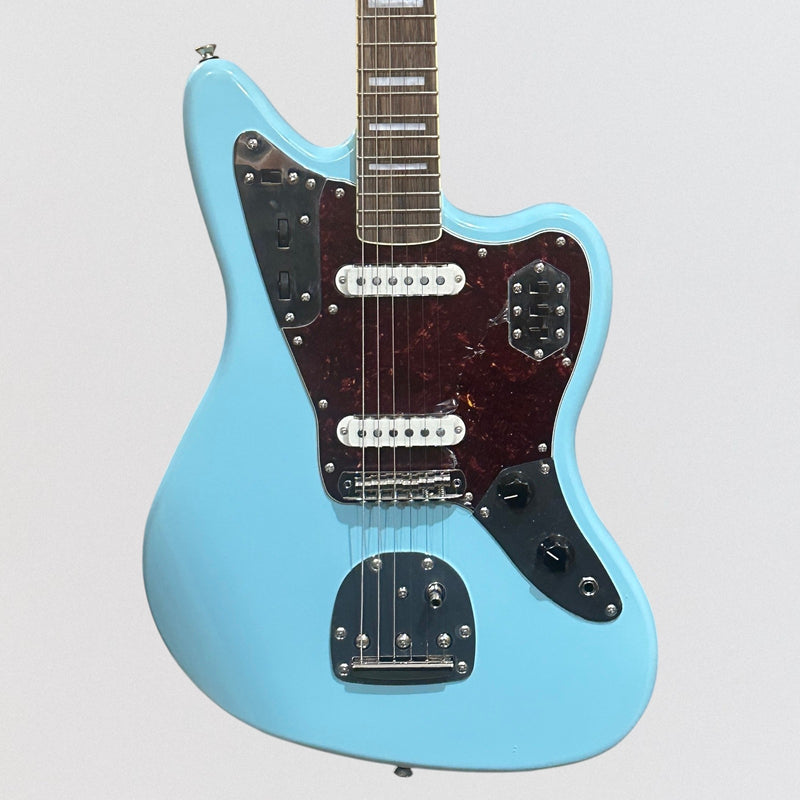 Fender Squier Classic Vibe '70s Jaguar FSR Limited-Edition Electric Guitar - Daphne Blue