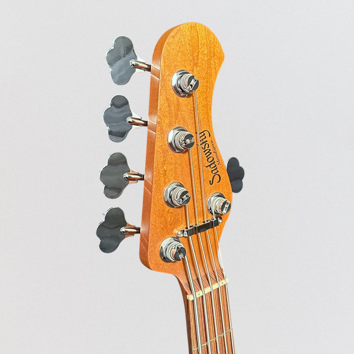 Sadowsky MetroExpress 22-Fret Will Lee Artist Line Bass Morado Board 5-String Electric Bass Guitar - Candy Apple Red