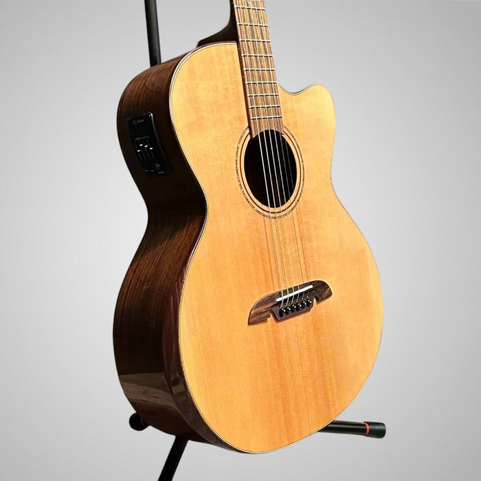 Alvarez AEBT70ce Armrest Artist Elite Series Acoustic-electric Baritone Guitar - Natural