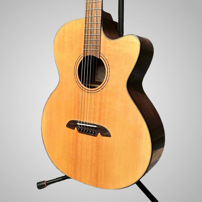 Alvarez AEBT70ce Armrest Artist Elite Series Acoustic-electric Baritone Guitar - Natural