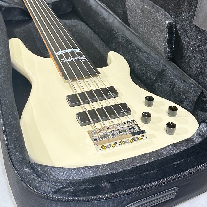 Sadowsky MetroExpress 24-Fret Modern Maple Board 5-String Electric Bass Guitar - Olympic White
