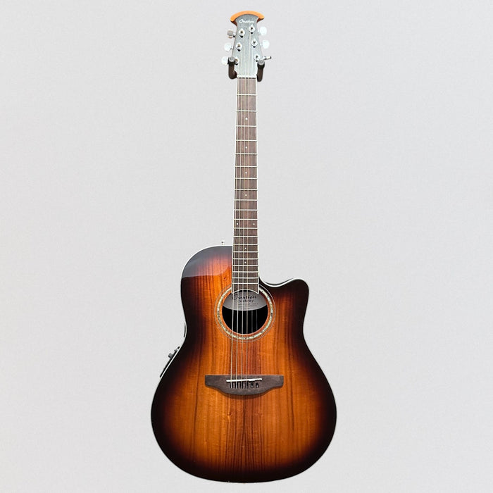 Ovation CS28P-KOAB-G Celebrity Series Traditional Plus Super Shallow Acoustic-Electric Guitar - Koa Burst