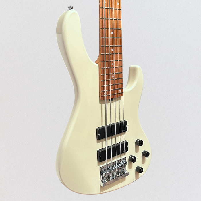 Sadowsky MetroExpress 24-Fret Modern Maple Board 5-String Electric Bass Guitar - Olympic White