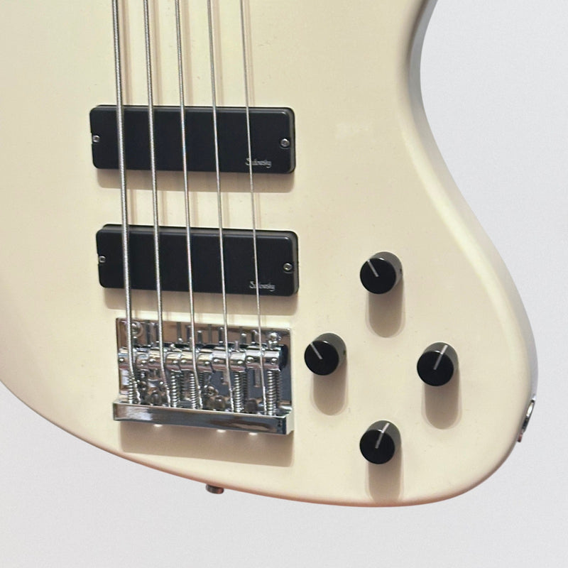 Sadowsky MetroExpress 24-Fret Modern Maple Board 5-String Electric Bass Guitar - Olympic White