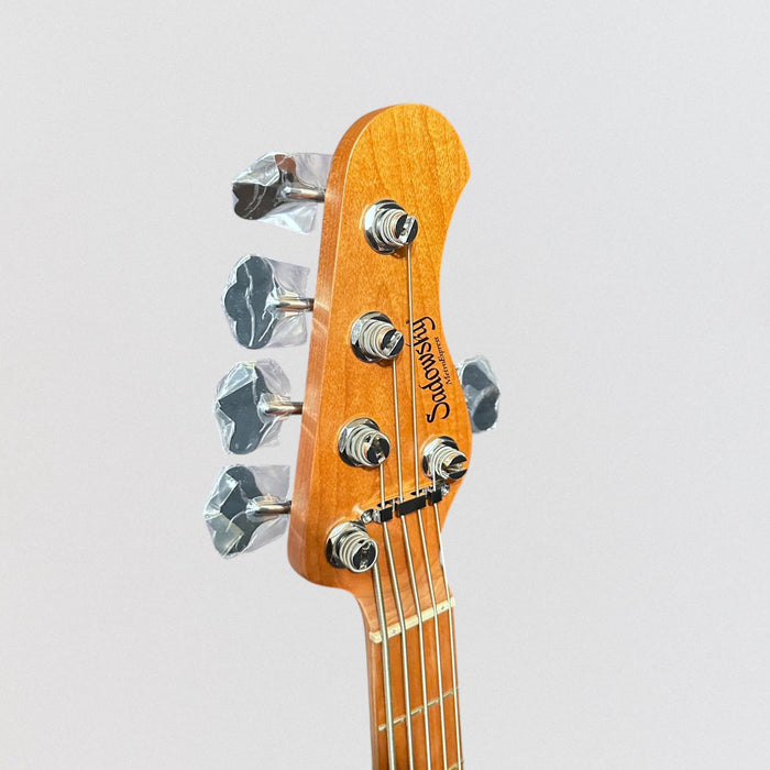 Sadowsky MetroExpress 24-Fret Modern Maple Board 5-String Electric Bass Guitar - Olympic White