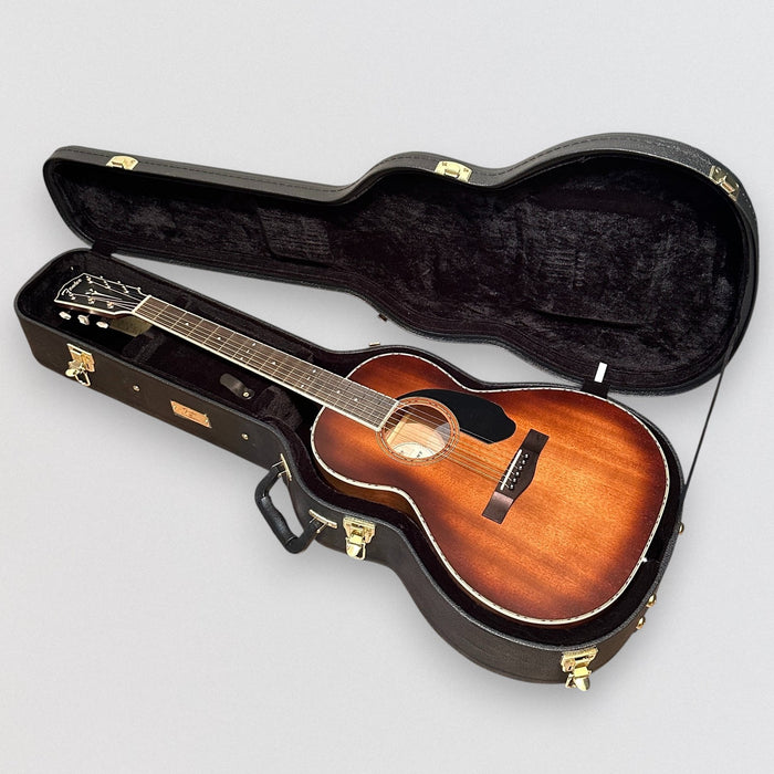Fender Paramount PS-220E Parlor Acoustic-Electric Guitar - Aged Cognac Burst