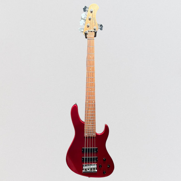 Sadowsky MetroExpress 24-Fret Modern Morado Board 5-String Electric Bass Guitar - Candy Apple Red