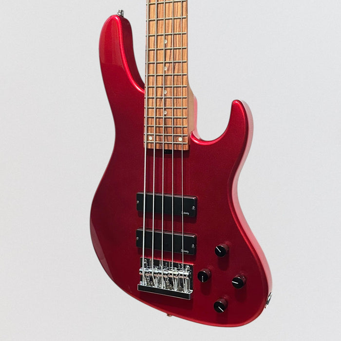 Sadowsky MetroExpress 24-Fret Modern Morado Board 5-String Electric Bass Guitar - Candy Apple Red