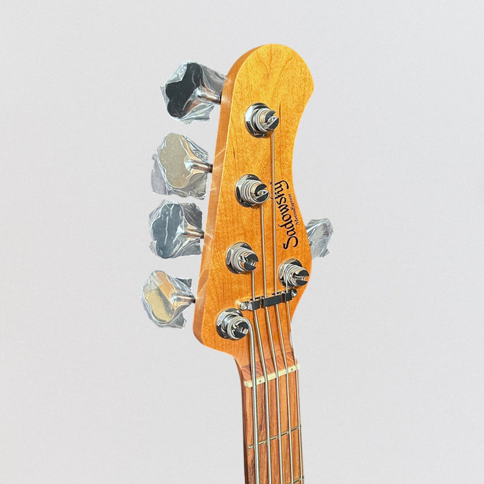 Sadowsky MetroExpress 24-Fret Modern Morado Board 5-String Electric Bass Guitar - Candy Apple Red