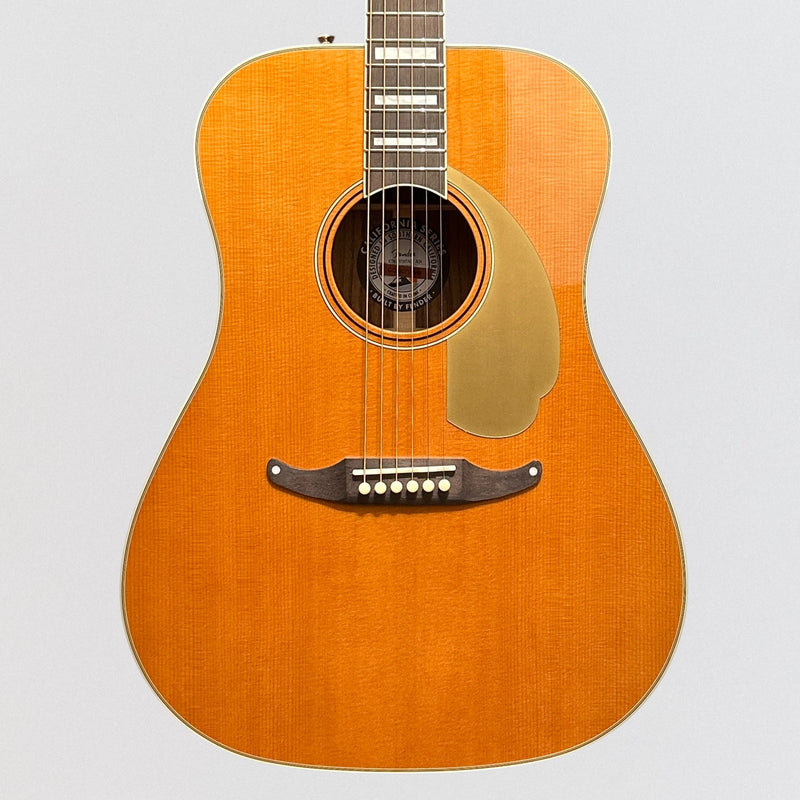 Fender California Vintage King Dreadnought Acoustic Electric Guitar w/ Case - Natural