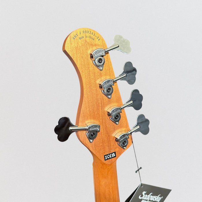 Sadowsky MetroExpress 21 Fret Hybrid PJ 5 String Maple Board Electric Bass Guitar - Olympic White