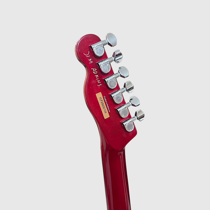 Fender Jim Adkins JA-90 Telecaster Thinline Semi Hollow-body Electric Guitar 2025 - Crimson Red Transparent