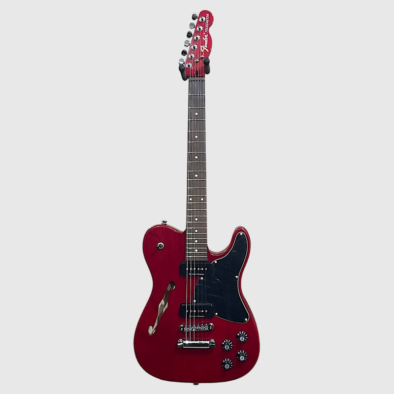 Fender Jim Adkins JA-90 Telecaster Thinline Semi Hollow-body Electric Guitar 2025 - Crimson Red Transparent