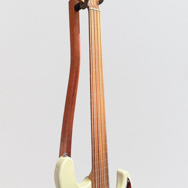 Sadowsky MetroExpress Vintage JJ Morado Board 4 String Fretless Electric Bass Guitar - White