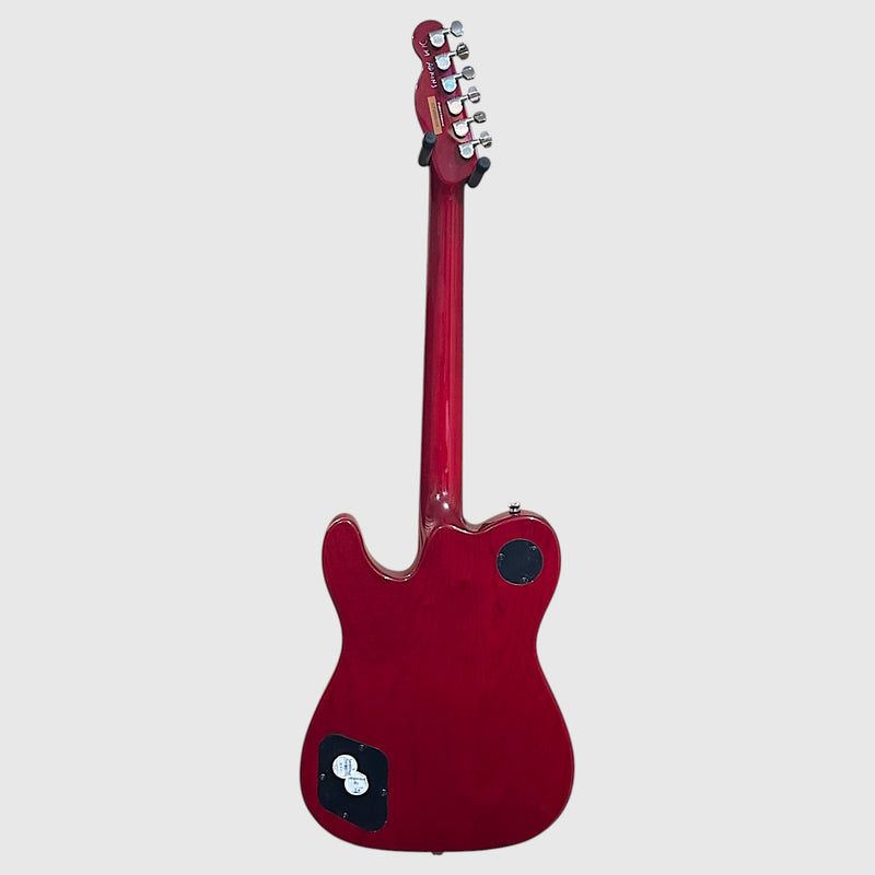 Fender Jim Adkins JA-90 Telecaster Thinline Semi Hollow-body Electric Guitar 2025 - Crimson Red Transparent