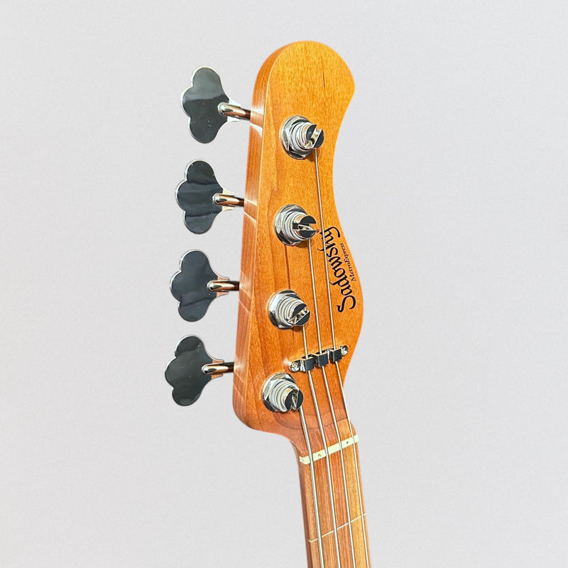 Sadowsky MetroExpress Vintage JJ Morado Board 4 String Fretless Electric Bass Guitar - White