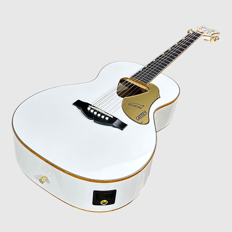 Gretsch G5021E Rancher Penguin ParlorAcoustic Electric Guitar - White