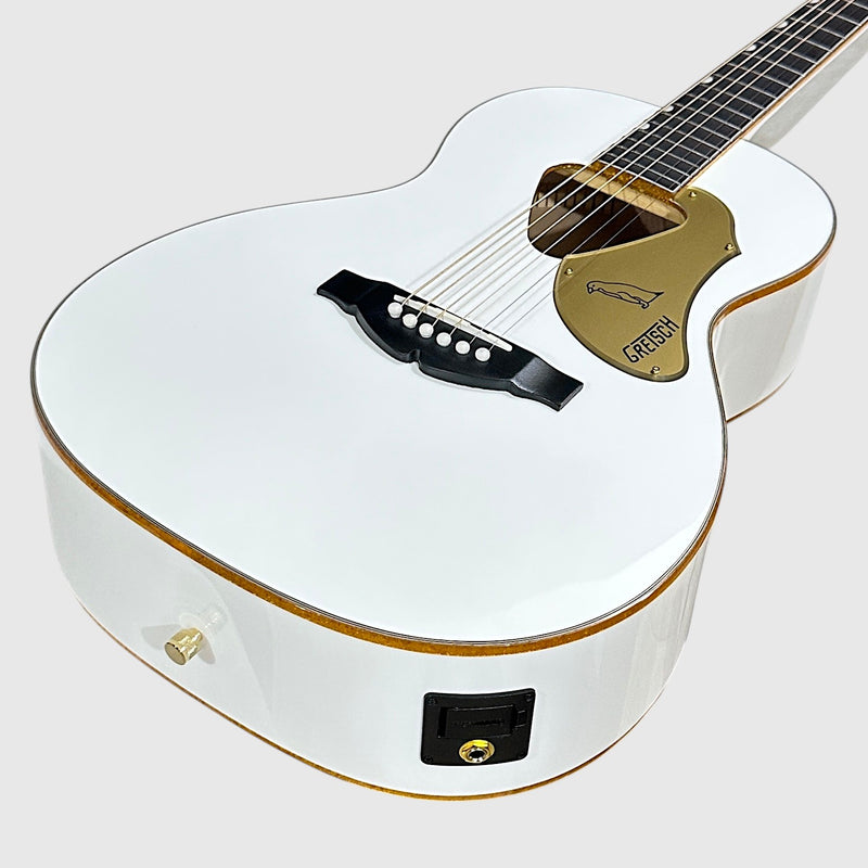 Gretsch G5021E Rancher Penguin ParlorAcoustic Electric Guitar - White