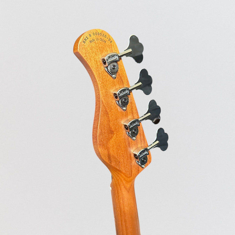 Sadowsky MetroExpress Vintage JJ Morado Board 4 String Fretless Electric Bass Guitar - White