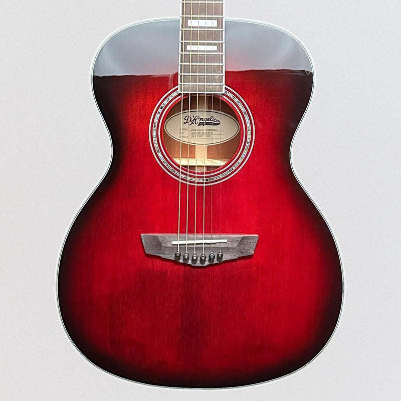 D'Angelico Premier Tammany Orchestra Acoustic-Electric Guitar - Trans Black Cherry Burst