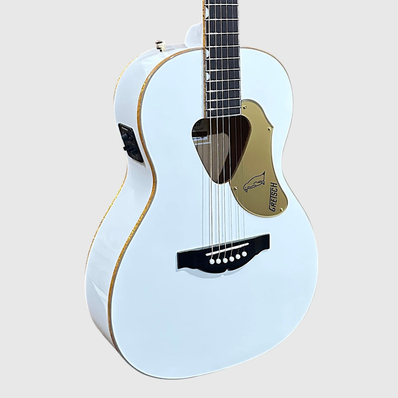 Gretsch G5021E Rancher Penguin ParlorAcoustic Electric Guitar - White