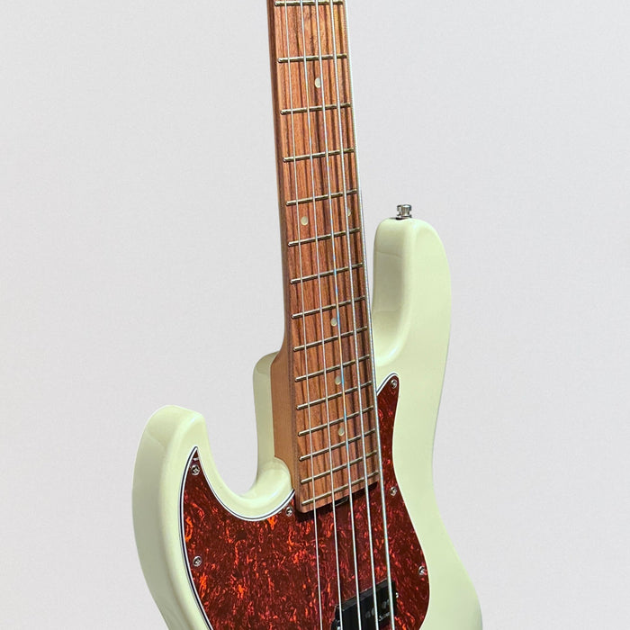 Sadowsky MetroExpress 21 Fret Hybrid PJ 5 String Morado Board Lefthand Electric Bass Guitar - Olympic White