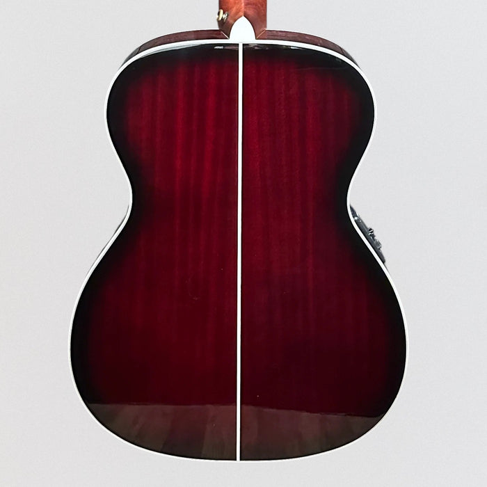 D'Angelico Premier Tammany Orchestra Acoustic-Electric Guitar - Trans Black Cherry Burst