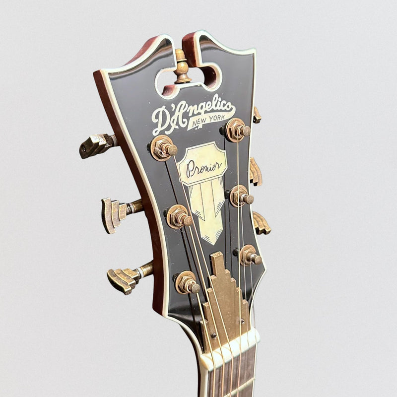 D'Angelico Premier Tammany Orchestra Acoustic-Electric Guitar - Trans Black Cherry Burst