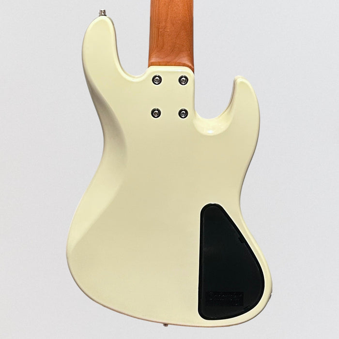 Sadowsky MetroExpress 21 Fret Hybrid PJ 5 String Morado Board Lefthand Electric Bass Guitar - Olympic White