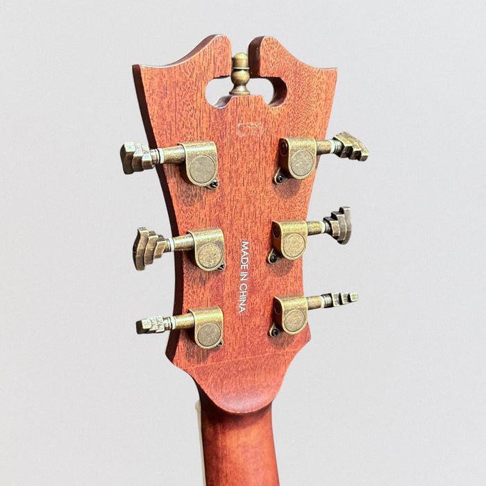 D'Angelico Premier Tammany Orchestra Acoustic-Electric Guitar - Trans Black Cherry Burst