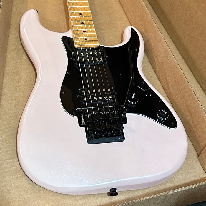 Fender Squier Contemporary Stratocaster HH FR Electric Guitar - Shell Pink Pearl