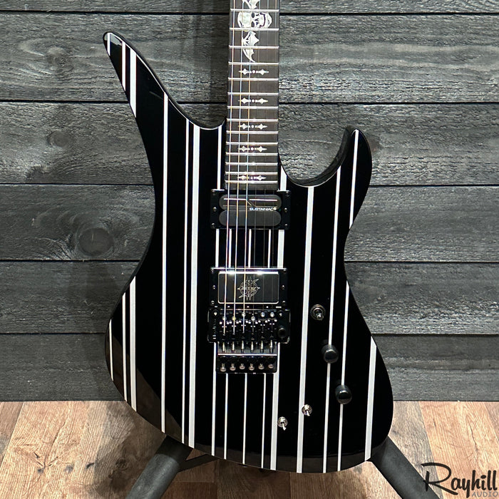 Schecter Synyster Custom-S Black/Silver Electric Guitar B-stock