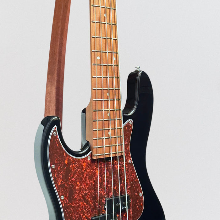 Sadowsky MetroExpress 21 Fret Hybrid PJ 5 String Maple Board Lefthand Electric Bass Guitar - Black