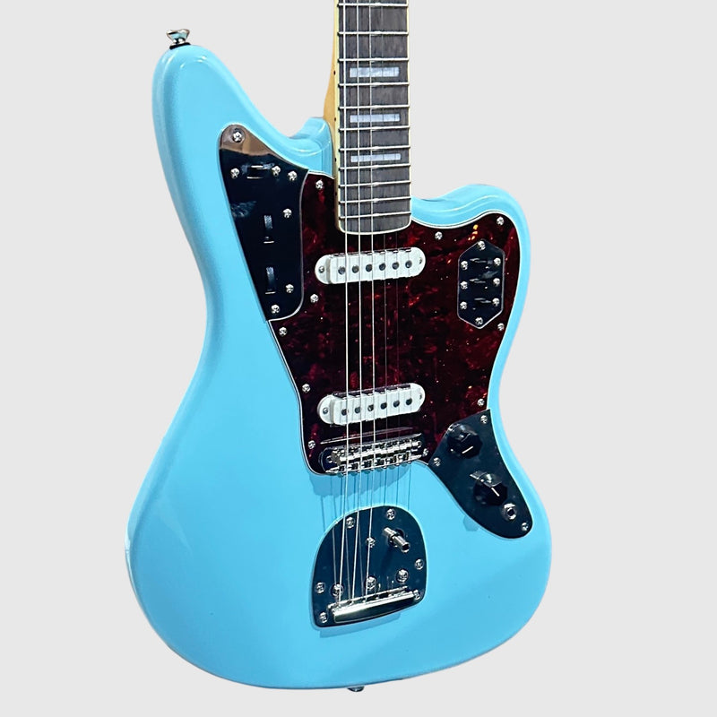 Fender Squier Classic Vibe '70s Jaguar FSR Limited-Edition Electric Guitar - Daphne Blue