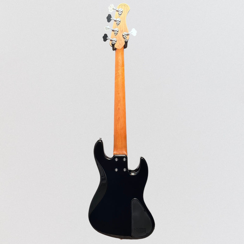 Sadowsky MetroExpress 21 Fret Hybrid PJ 5 String Morado Board Lefthand Electric Bass Guitar - Black