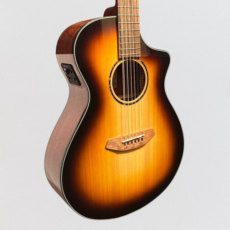 Breedlove Discovery S Concert CE 12 String Acoustic Electric Guitar - Edgeburst