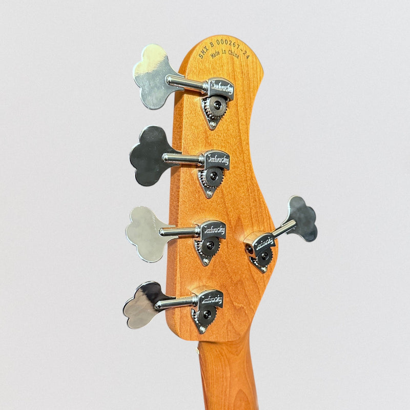 Sadowsky MetroExpress 21 Fret Hybrid PJ 5 String Morado Board Lefthand Electric Bass Guitar - Black