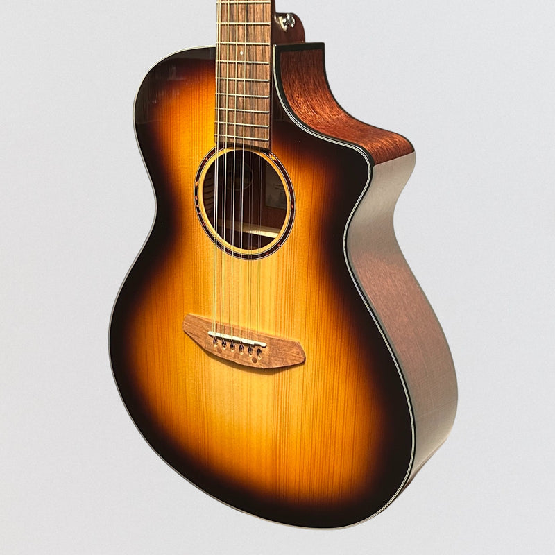 Breedlove Discovery S Concert CE 12 String Acoustic Electric Guitar - Edgeburst