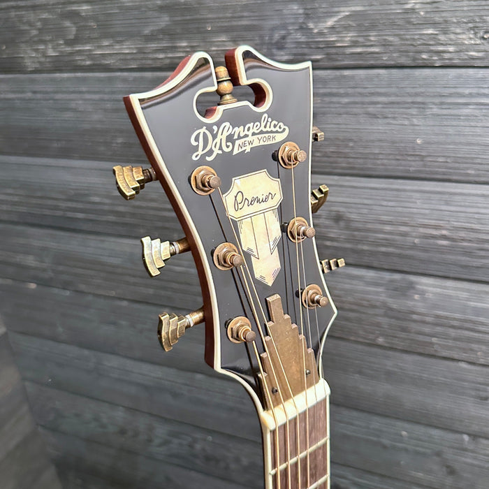 D'Angelico Premier Series Lexington Dreadnought Acoustic-Electric Guitar - Vintage Natural