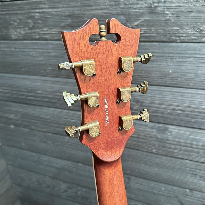 D'Angelico Premier Series Lexington Dreadnought Acoustic-Electric Guitar - Vintage Natural