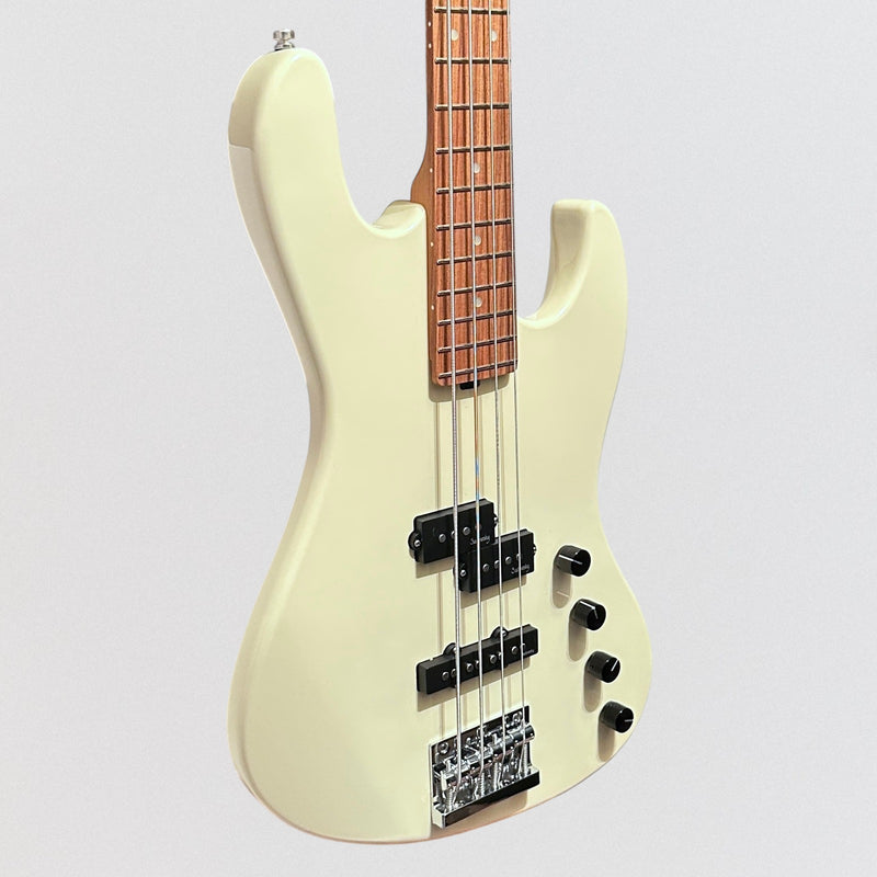 Sadowsky MetroExpress 21-Fret Verdine White Artist Line Morado Board 4-String Electric Bass Guitar - Olympic White