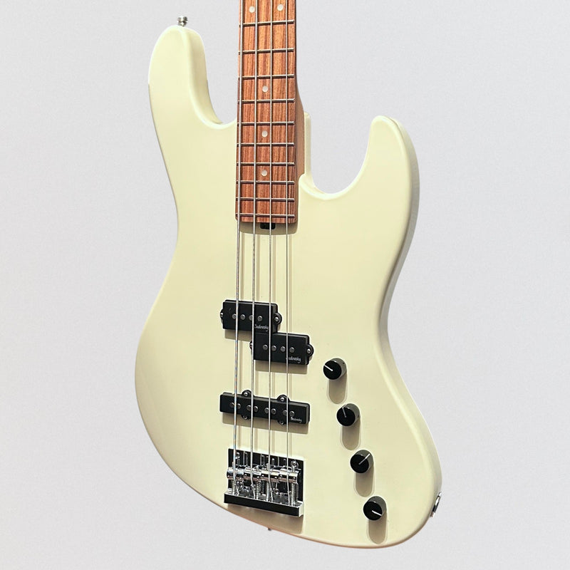 Sadowsky MetroExpress 21-Fret Verdine White Artist Line Morado Board 4-String Electric Bass Guitar - Olympic White