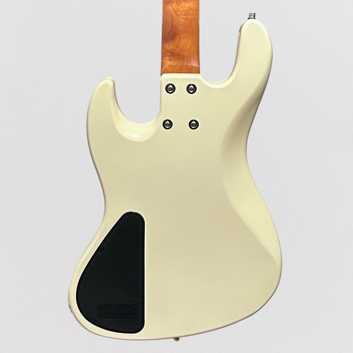 Sadowsky MetroExpress 21-Fret Verdine White Artist Line Morado Board 4-String Electric Bass Guitar - Olympic White