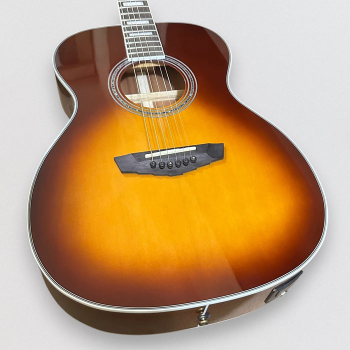 D'Angelico Premier Tammany Orchestra Acoustic-Electric Guitar - Ice Tea Burst