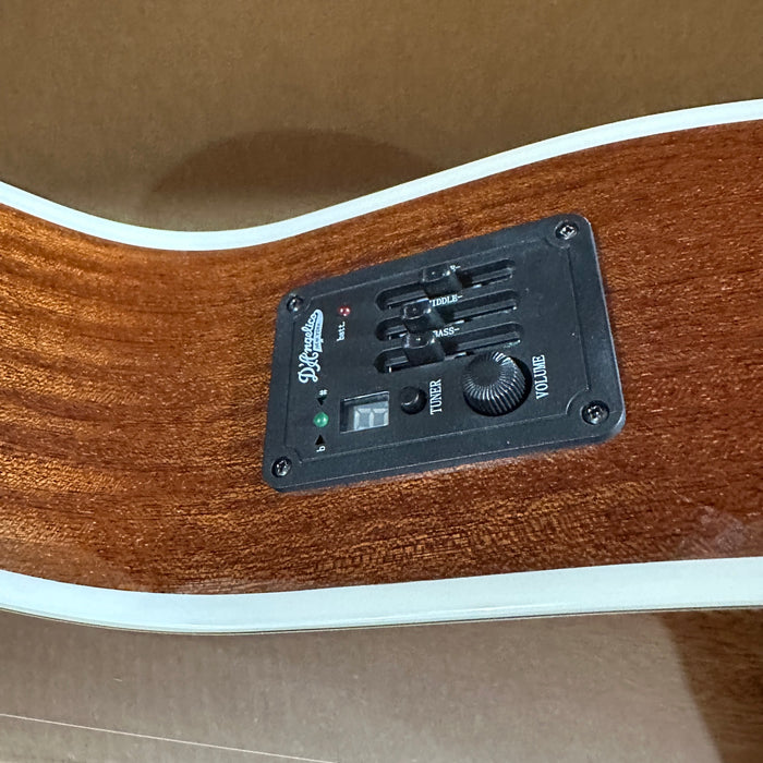 D'Angelico Premier Tammany Orchestra Acoustic-Electric Guitar - Ice Tea Burst