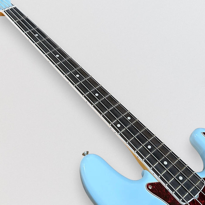 Fender Gold Foil Jazz Bass 4 String Electric Bass Guitar 2022 - Sonic Blue