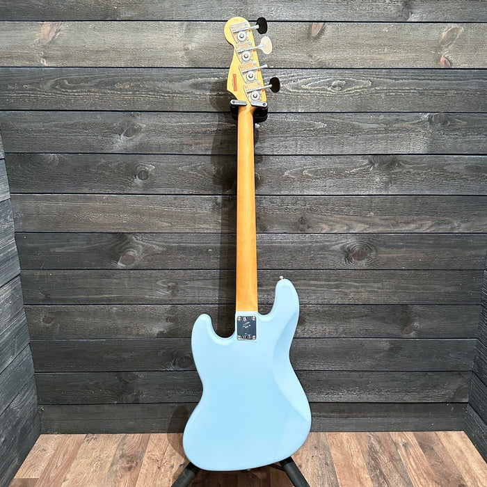 Fender Gold Foil Jazz Bass 4 String Electric Bass Guitar 2022 - Sonic Blue