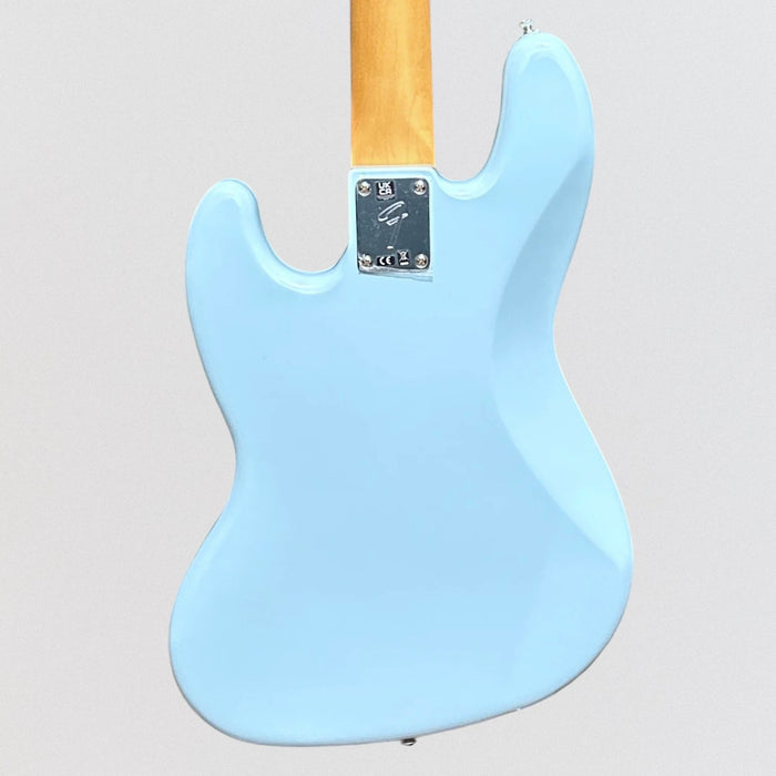 Fender Gold Foil Jazz Bass 4 String Electric Bass Guitar 2022 - Sonic Blue